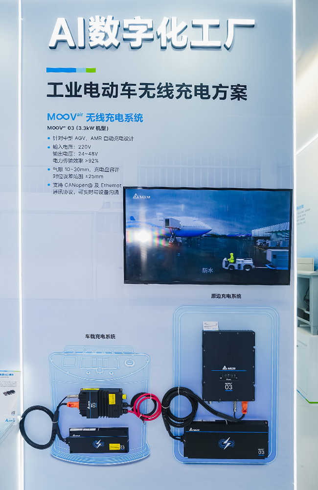 Delta featured its flagship M∞Vair 3.3kW model at the exhibition