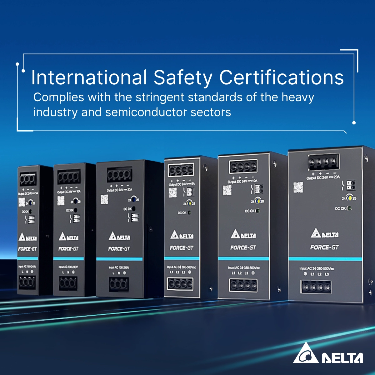 Certified for use in the heavy industry and semiconductor sectors, the Force-GT Series have been successfully integrated by leading companies in industrial control and thermal management.
